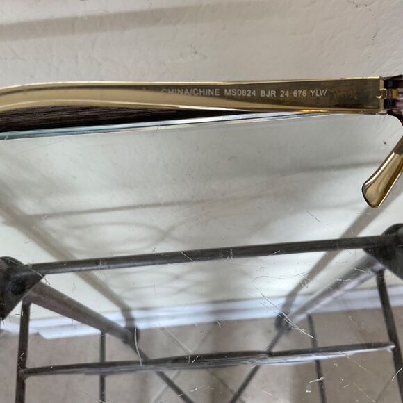 Betsey Johnson eye glass Frames only 50-19-144 purple Tortoise PD62+2.50 MSO824 - Picture 6 of 7